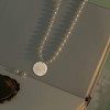 Plate Beads 100 x Mother of Pearl Bowl Round 35