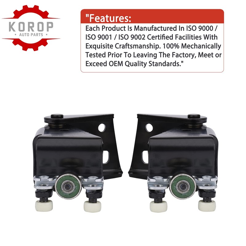 1 Pair Power Sliding Door Roller Assembly Fits for 1999-2004