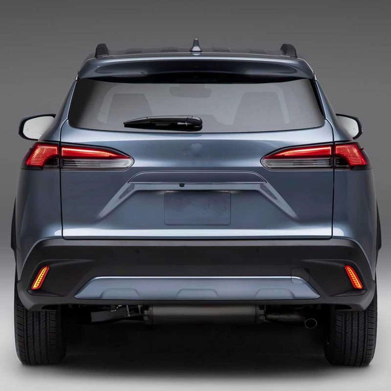 BINQIGOO LED Rear Bumper Reflector Light Compatible with Toyota Corolla