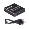 Unbranded Black Video Capture Card 4K Screen Record Game Streamer