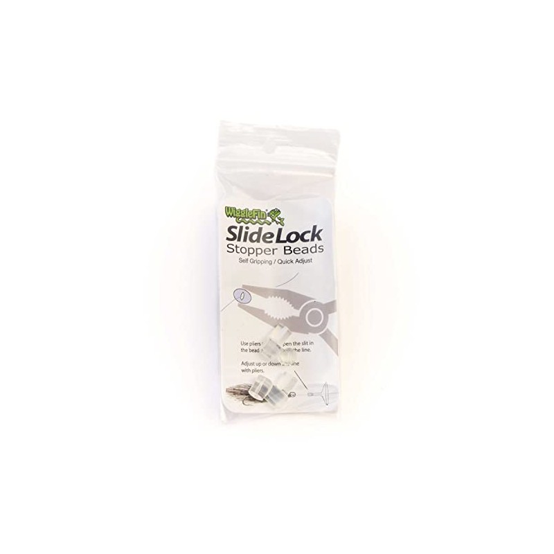 Wigglefin Tackle Action Discs Slide Lock Stopper Beads