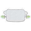 LoyaForba Car Magnetic Windshield Snow Cover, 4 Layers WAaterproof Windproof