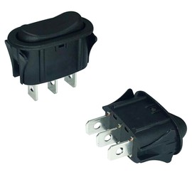 DTAIR SR561117 Range Hood Rocker Switch Replacement for Nutone Range Hood(Pack of 2)