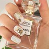 White Christmas Homemade Nail Tips - Almond / 화이트 크리스마스
