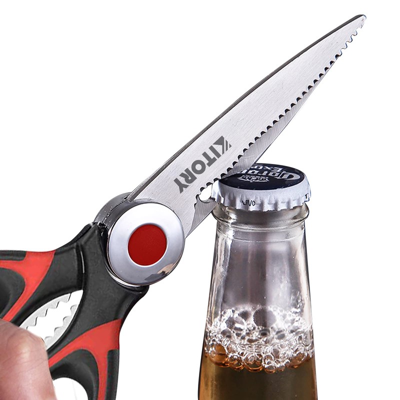 KITORY Kitchen Shears Multi Purpose Scissors Ultra Sharp Premium Shears