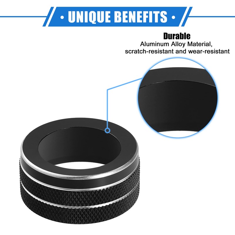 QUARKZMAN AC Air Conditioning Rotary Ring Cover Compatible with Jeep