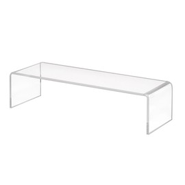 Zeigis® Decorative Bridge Acrylic Glass in 200 x 50 x 70 mm – Shoe Stand/Shoe Stand/U-Stand/Acrylic Stand/Product Presentation/Decorative Stand