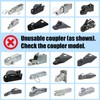 2025 Upgraded Trailer Lock,Heavy Duty Steel Security Trailer Hitch Locks,2