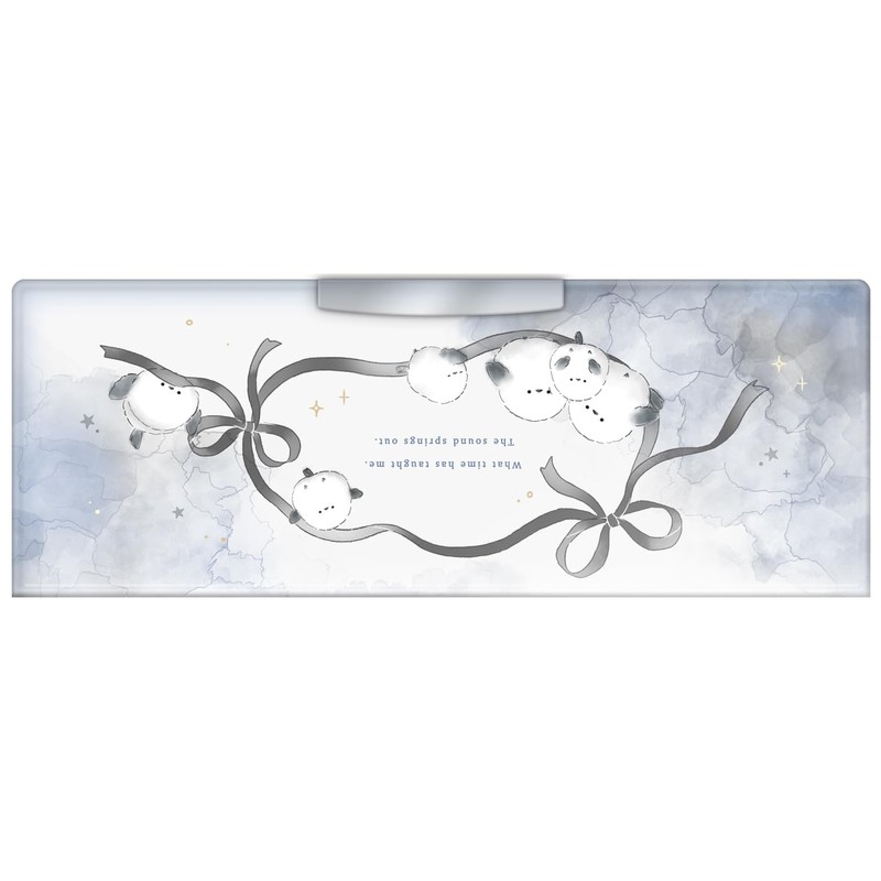 Q-LiA 93282 Pen Case, Coolier Sheer Drop Soft Pencil Case,