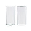Aspen Creative 23647-60-2 Clear Glass Shade, 1-5/8" Fitter Size, 3-3/4"