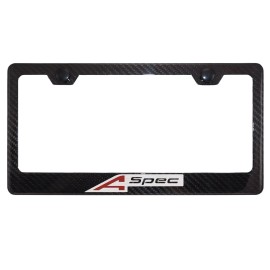 MVP Carbon Fiber License Plate Frame for Acura A Spec, ASpec