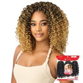 Outre X-Pression Twisted Up - Lala Wand Curl 8" 9" 10" 6X (DARK BROWN 2)
