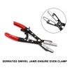 CASOMAN 3-Piece Ratcheting Hose Pinch Off Pliers Set, 8", 10",
