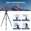 NEEWER TP09 Carbon Fiber Mini Tripod Compatible with iPhone, 20"
