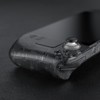 eXtremeRate Clear Slate Black Custom Faceplate Back Plate Shell for