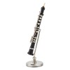 Copper Clarinet Miniature Oboe Model Miniature Dollhouse Model Miniature Clarinet