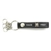 Wachifudo Dayan Cat Dayan Genuine Leather Metal Belt Key Black,