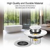 LEKEYE Tub Stopper | Shower Drain Hair Catcher | Pop-up