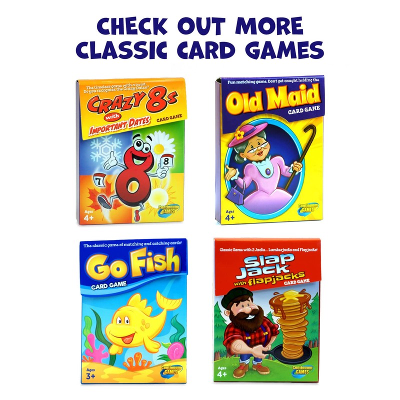 Continuum Games Old Maid Classic Card Game - Children Ages