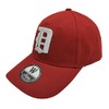 Women's Men's Unisex Snap-Back Hat Leather Lace Cap A-Z Alphabet