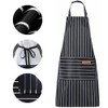 TOMVAES 2 Pack Kitchen Cooking Aprons, Adjustable Soft Chef Apron