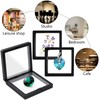 QUYLIXX Black 3D Floating Frame Display Holder Stands, Coin Display