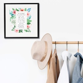 The Steadfast Love of the Lord Never Ceases. His Mercies Never Come to An End. They Are New Every Morning. Great Is Your Faithfulness. -Lamentations 3:22-23 Print, Unframed