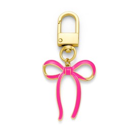 VEDAIM Rose Red Bow Keychain for Women Cute Bow Keyring Charm - Handbag, Purse & Car Key Chain Accessories