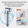 HOYOJU Solid Brass Handheld Bidet Sprayer Toilet-Adjustable Water Pressure Control