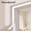 Strong Adhesive Door Weather Stripping,2Inch Wide X 1/13 Inch Thick,Foam