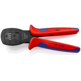 KNIPEX 97 54 27 Pinza para ponchar mini-conectores Ponchado en paralelo bruñido 190 mm                                                                