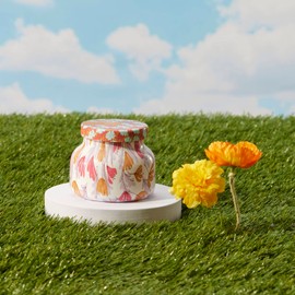 Capri Blue Scented Candles - Pattern Play Glass Jar Candles - Long Lasting Soy Wax Blend - Luxury Home Decor - Notes of Pineapple, Lemon Flower & Sugarcane - Gifts for Women (Pineapple Flower, 8 oz)