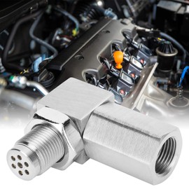 Conversor Catalítico, Convertidor Catylact de Acero Inoxidable 90 Grados, Cel Elimina Comprobar El Eliminador del Sensor de O2, Convertidores Catalíticos Universal de Repuesto para Automóviles