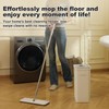JOYMOOP 50“ Mop and Bucket with 3 Reusable Microfiber Pads