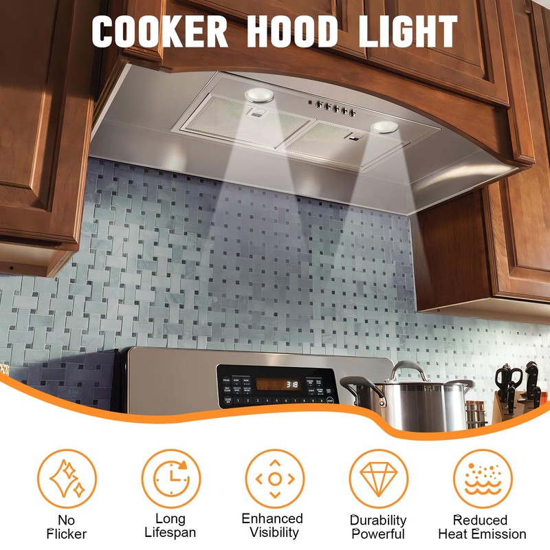Replacement for Broan Nutone SB02300798 PM500 PM500SS Range Hood Light