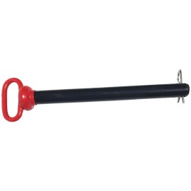 Sparex Red Head Hitch Pin 1-1/8" Ã˜ 12" Usable Length Grade 5 Steel with Grip Clip