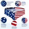 Men’s Swim Briefs for Beach & Pool – American Flag