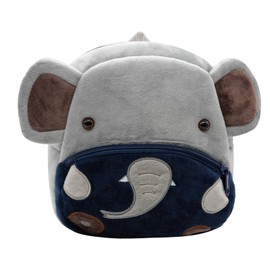 LJCZKA Cute Toddler Backpack for Baby Girls Boys, Cartoon Animal Backpack for Kids, Soft Plush Rucksack for Preschool Kindergarten