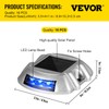 VEVOR Driveway Lights 16-Pack, Solar Driveway Lights with Switch Button,