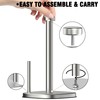 MIROAMZ Paper Towel Holder Countertop, Standing Paper Towel Roll Holder
