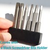 Square Head Screwdriver Bits 6 Sizes SQ1, SQ2, SQ2.7, SQ3,