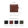 FRANK GERALD Wallet, Genuine Leather, Thin, Mini Wallet, Lightweight, Compact,