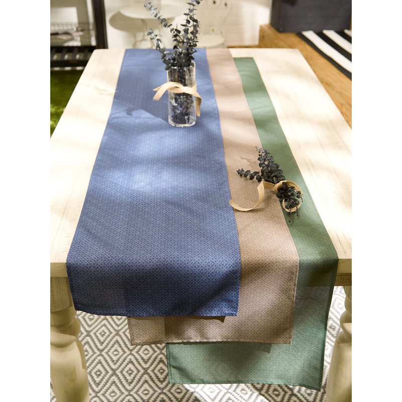 DII Indoor/Outdoor Re-Usable Tabletop Collection Tonal Lattice, Machine Washable, Table