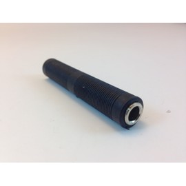 1/4" TO 1/4" MONO COUPLER BLACK PLASTIC GRIP (1 SINGLE)