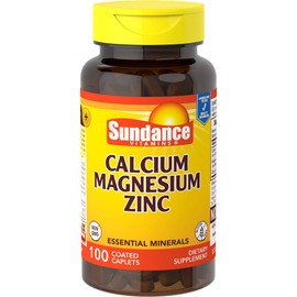 Sundance Calcium-Magnesium-Zinc Plus D3 Tablets, 100 Count