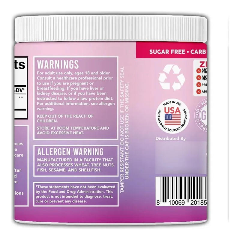 Better Booty Creatina Monohidratada Para Mujer 300g 60 Serv