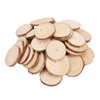 MANCHAP 200 PCS 2-2.4 inches Wood Slices, Unfinished Natural Round