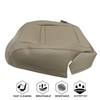 NLQR Front Driver Side Bottom Replacement Seat Cover Tan Microfiber