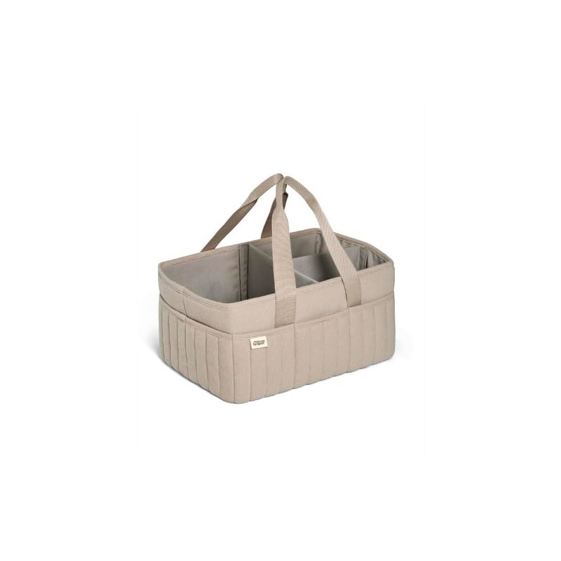 Mamas & Papas Nappy Caddy - Cashmere Waffle | Textured