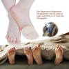 Férula y enderezadora de dedos de los pies, bucles ajustables,